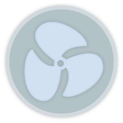Cooling service icon.