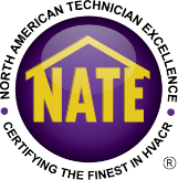 NATE logo.